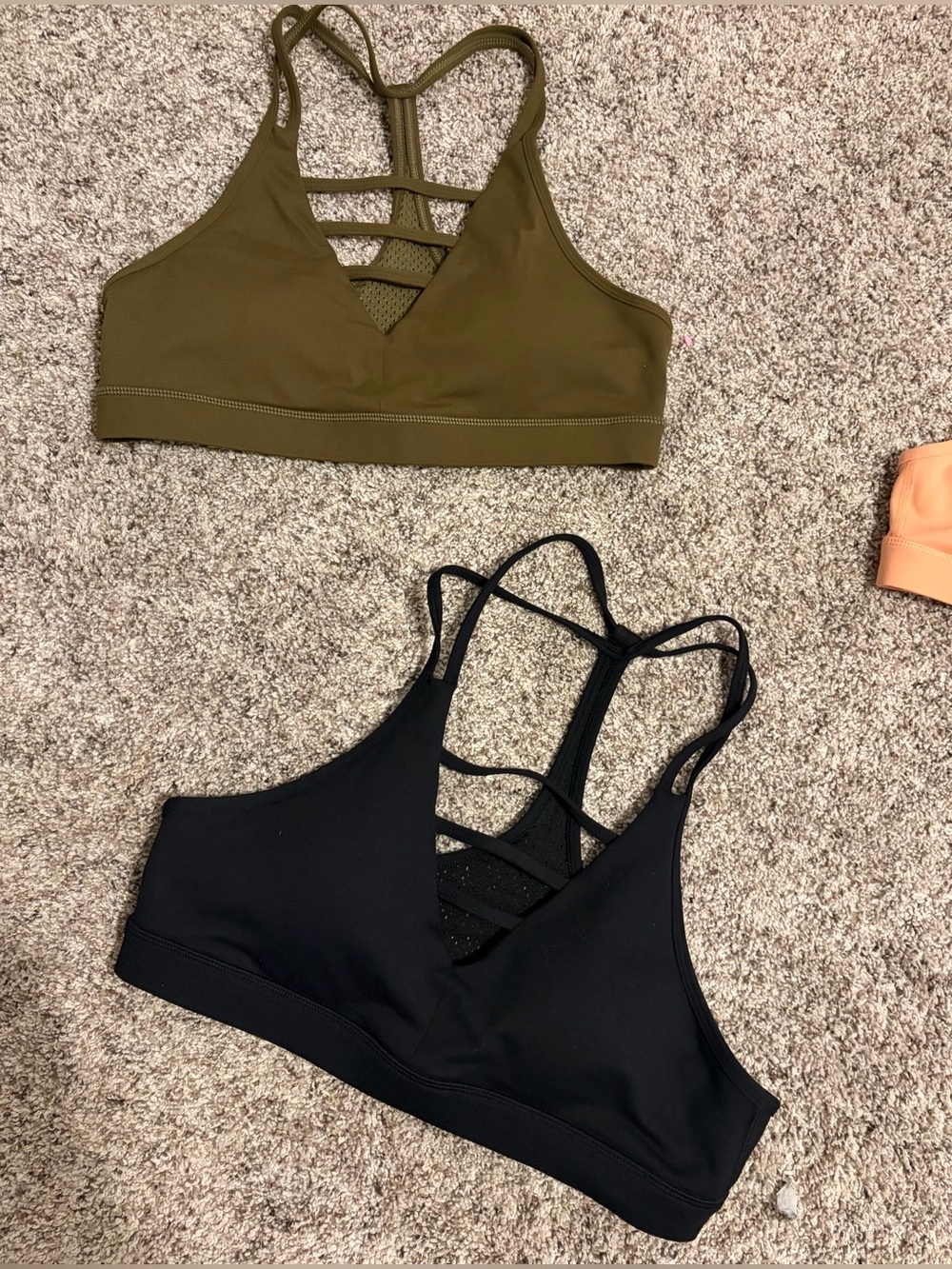 Zyia Active Grid Bra Olive & Black Both New